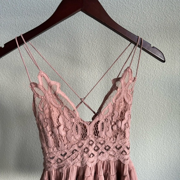 Free People Dusty Mauve Adella Cami Top Size XS NWT - Picture 9 of 14